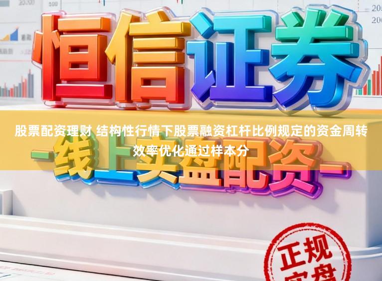 股票配资理财 结构性行情下股票融资杠杆比例规定的资金周转效率优化通过样本分