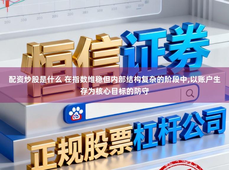 配资炒股是什么 在指数维稳但内部结构复杂的阶段中，以账户生存为核心目标的防守