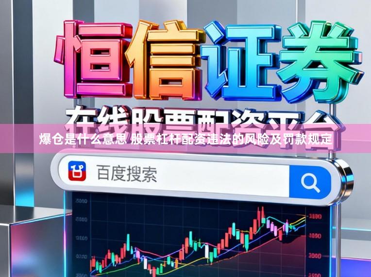 爆仓是什么意思 股票杠杆配资违法的风险及罚款规定