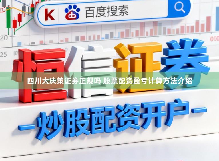 四川大决策证券正规吗 股票配资盈亏计算方法介绍